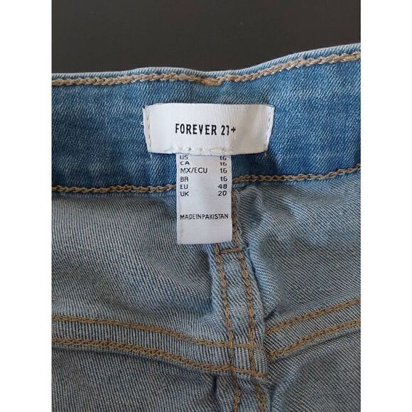 Forever 21+ Jeans Sz 16 Medium wash - Picture 5 of 7